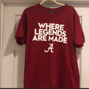 University of Alabama “Where Legends Are Made” Tee